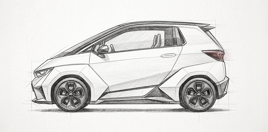 Water Powered Compact Car